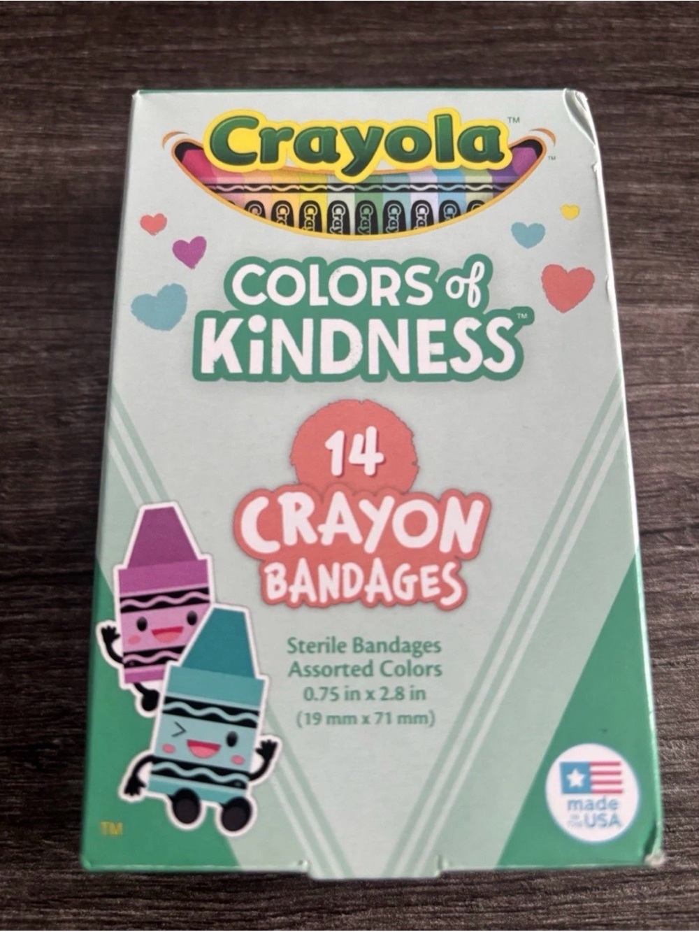 Crayola Assorted Pastel Crayon Bandages - 14 Pack